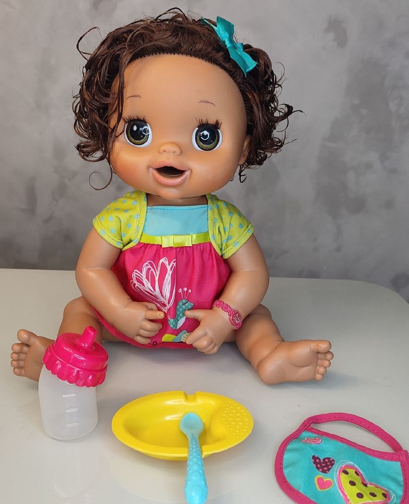 Boneca Baby Alive Meu Lindo Bebê Morena | Brinquedo para Bebês Hasbro Usado  78895050 | enjoei