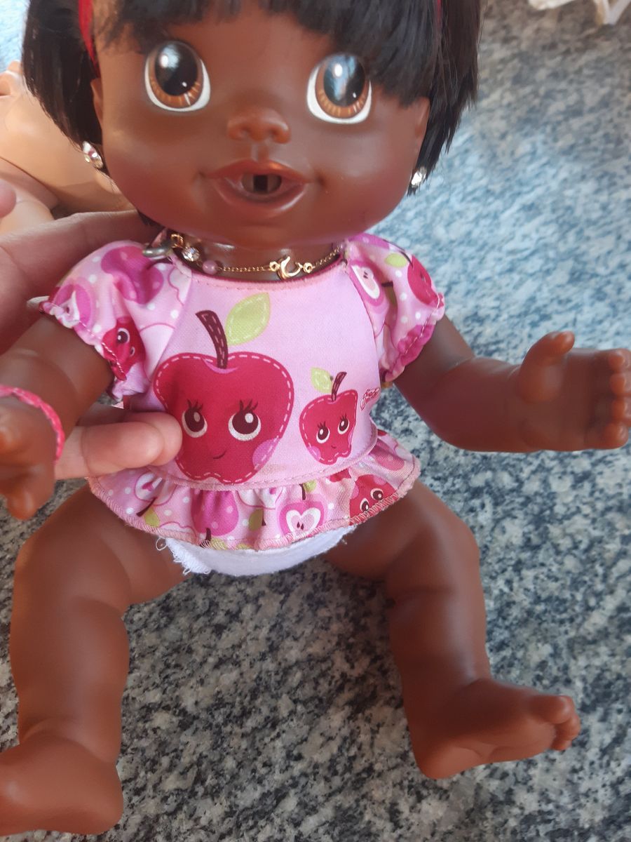 Boneca Baby Alive Negra Brinquedo Hasbro Usado Enjoei