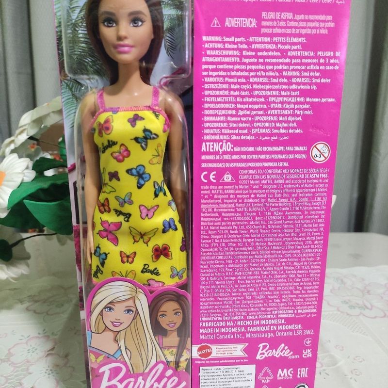 Barbie Fashionista, Boneca Básica - APENAS 1 (UMA) UNIDADE - NÃO É