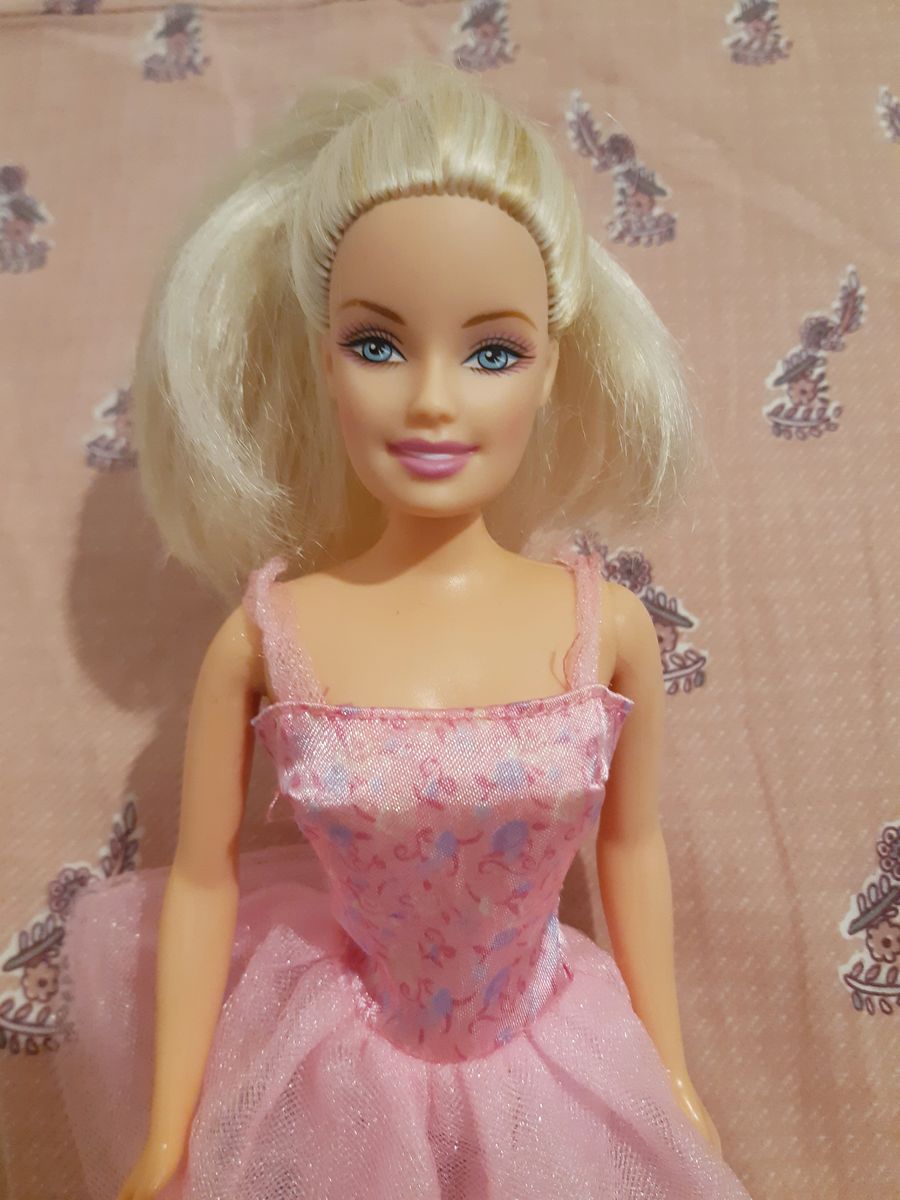 Roupa para boneca barbie em crochê - Vestido bailarina