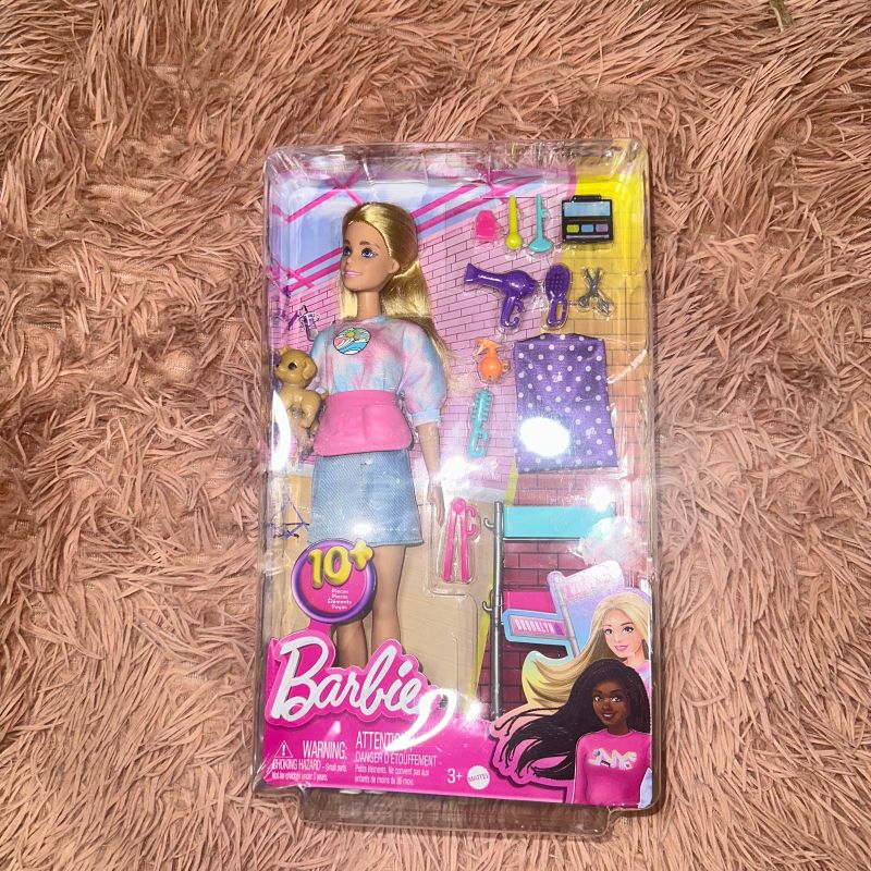 Barbie Quero Ser Cabeleireira Pet  Barbie doll accessories, Barbie, Barbie  playsets