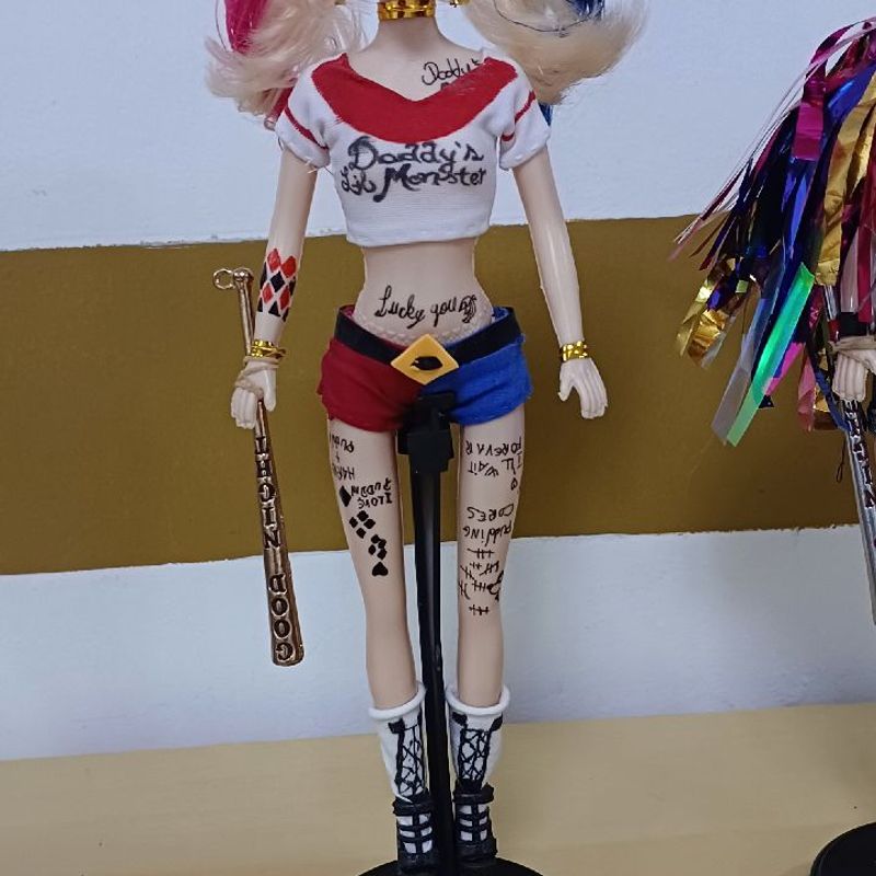 DIY Barbie Arlequina Aves de Rapina 