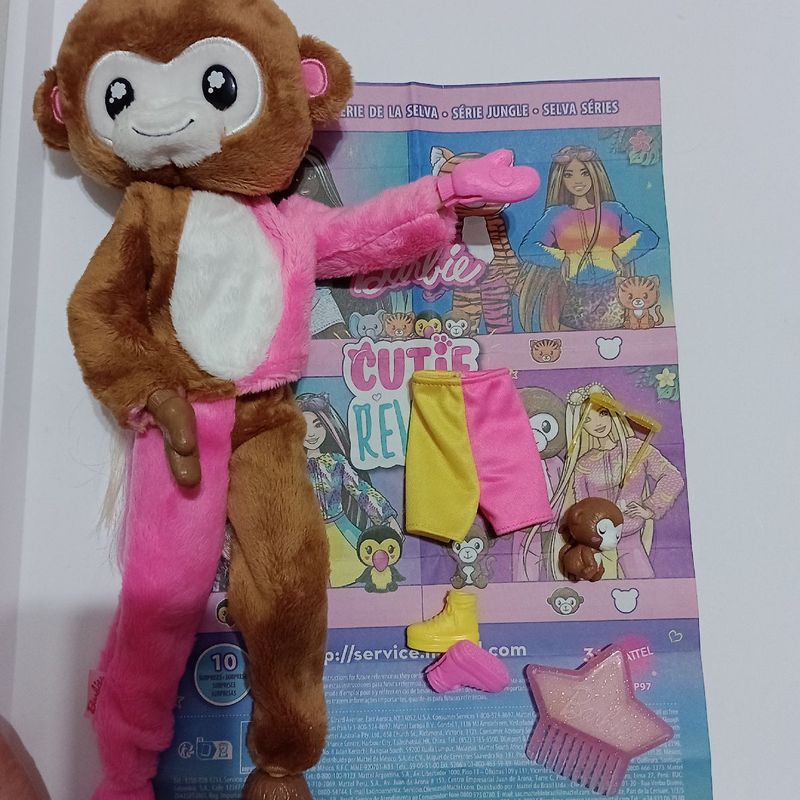 Barbie Cutie Reveal - Série Selva - Mattel