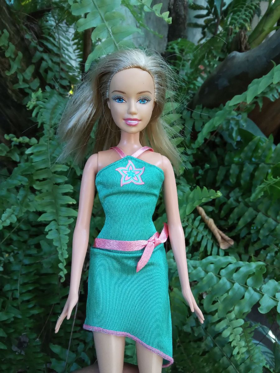 Barbie store vestido verde