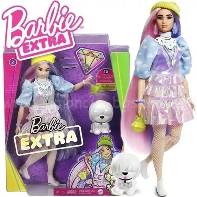 Boneca Barbie Extra 2 Asiatica 2020 Curvy Articulada Produto Feminino Barbie Mattel Nunca Usado 104181421 enjoei