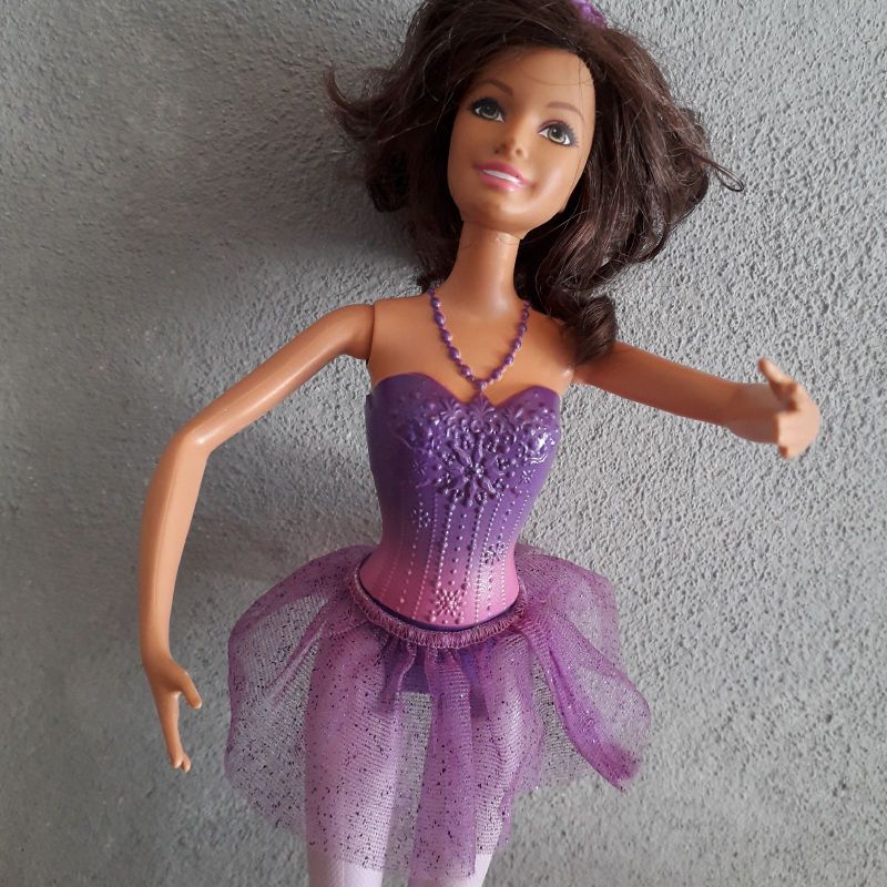 Boneca Antiga Barbie Bailarina Original Da Mattel Coleção Veja