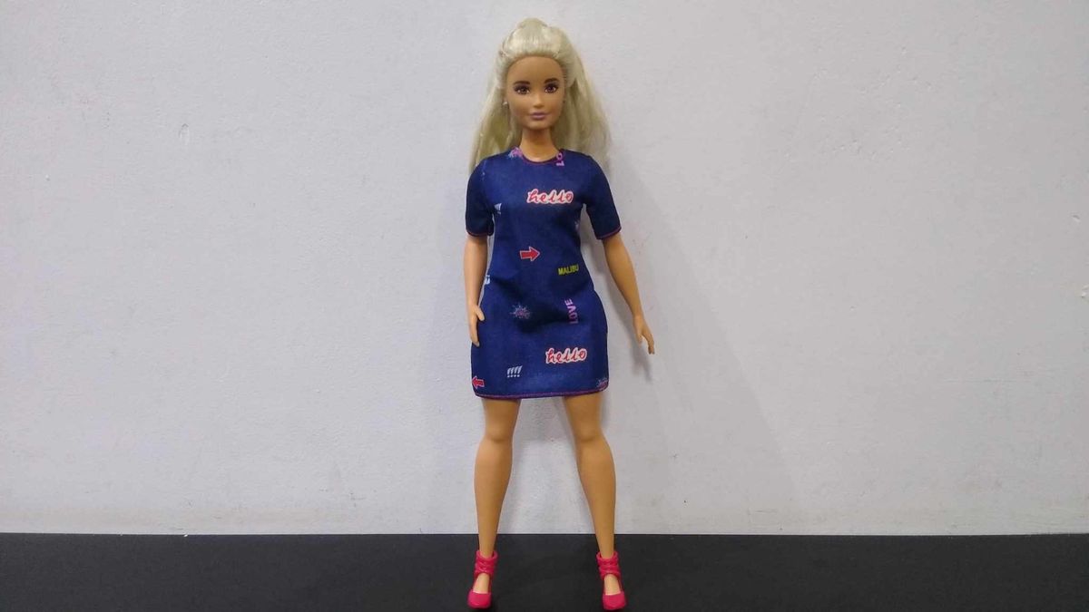 Boneca Barbie Fashionista 63 Platinum Pop Curvy Valor 599