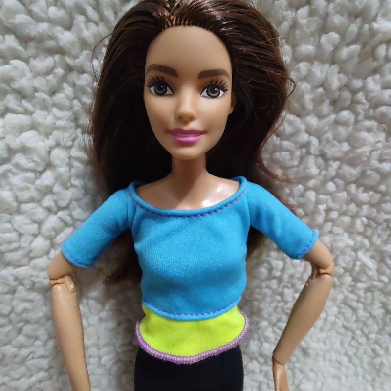 Barbie Made To Move Feita Para Mexer Morena Mattel