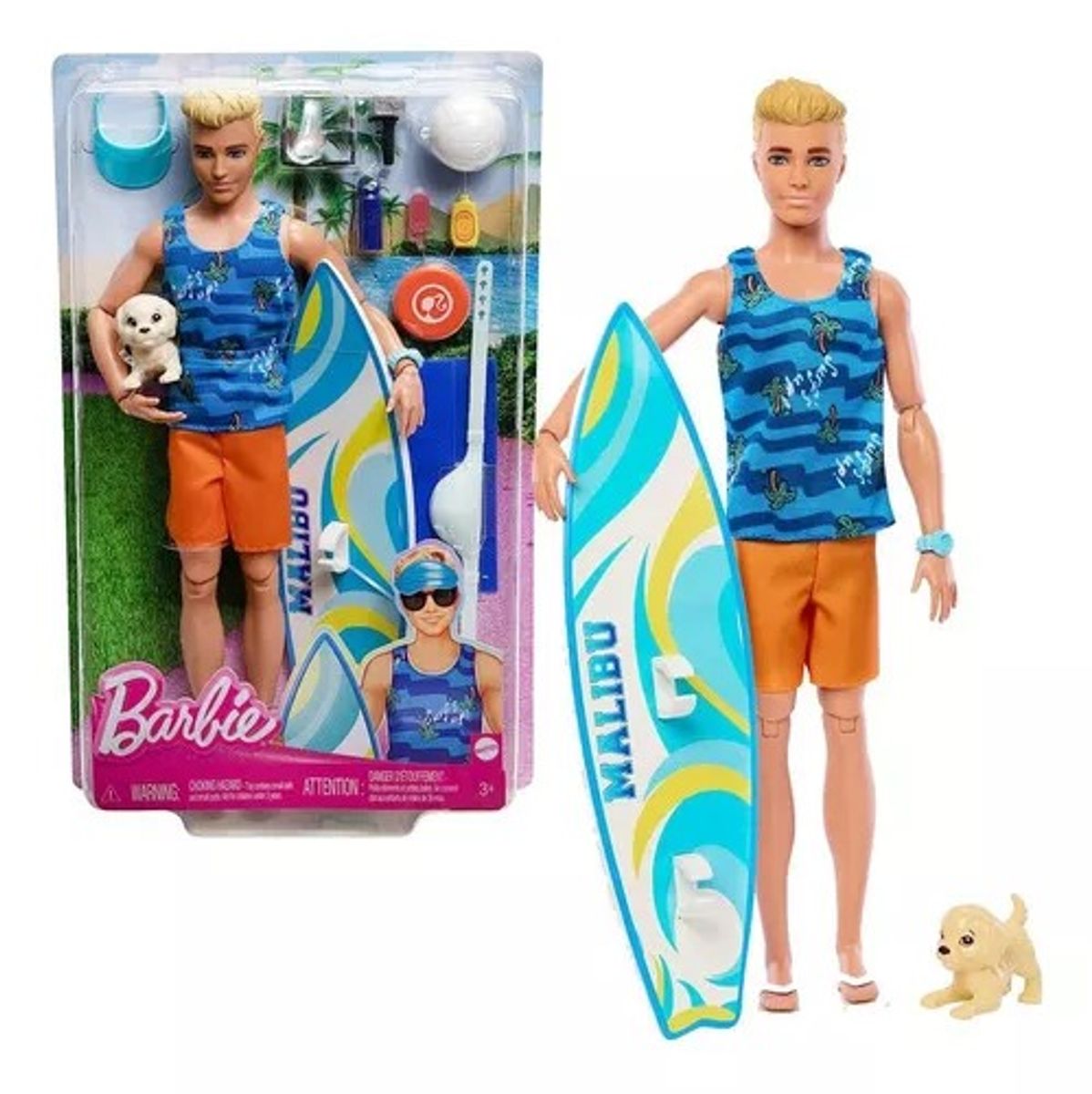 Boneca Barbie O Filme Boneca Dia do Surf - Mattel - TRENDS