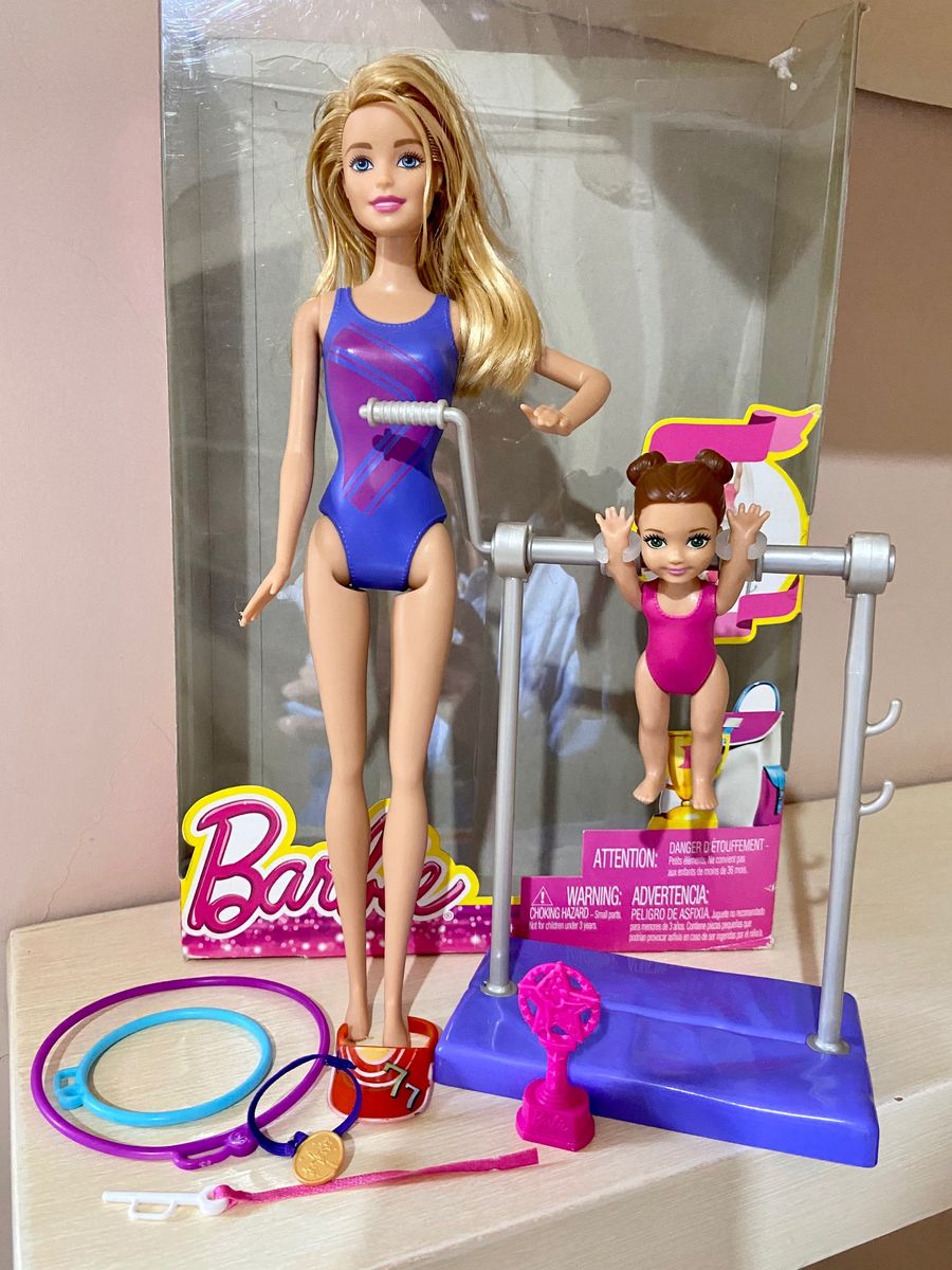 Mattel Boneca Barbie Coleção Quero Ser Ginasta Orginal Antiga Colecionável  Ginástica, Brinquedo Barbie Usado 91548663