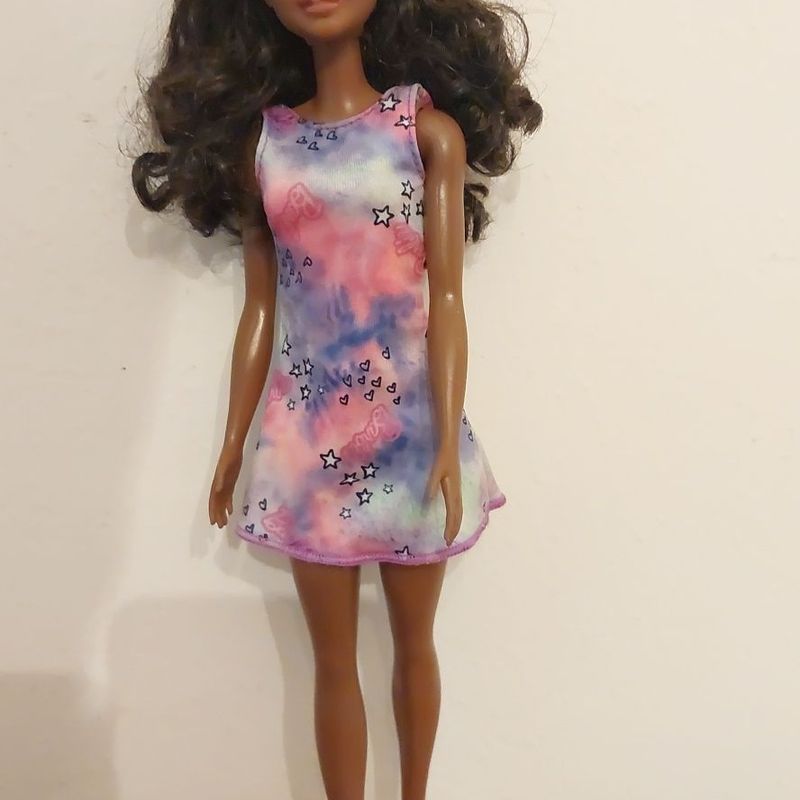 Barbie Roupas e Acessórios Conjunto Tie-Dye e Vestido - Mattel