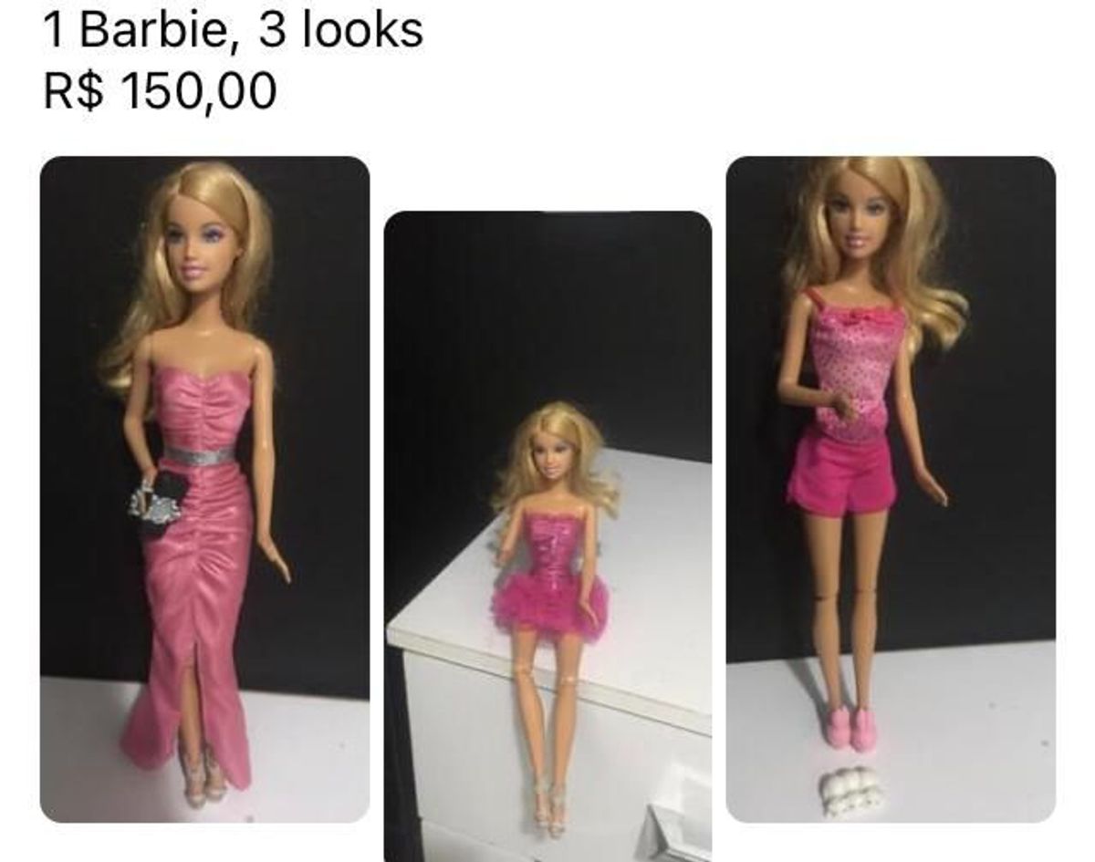 Roupa Boneca Barbie Original Mattel