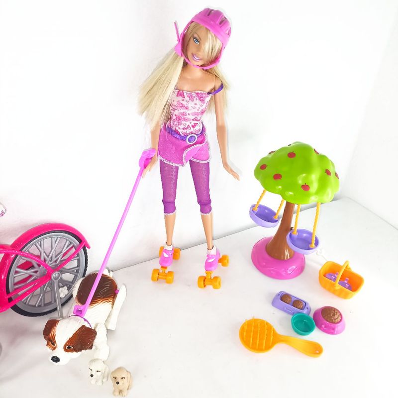 Boneca e Acessórios - Barbie - Passeio De Bicicleta - 18cm - Mattel