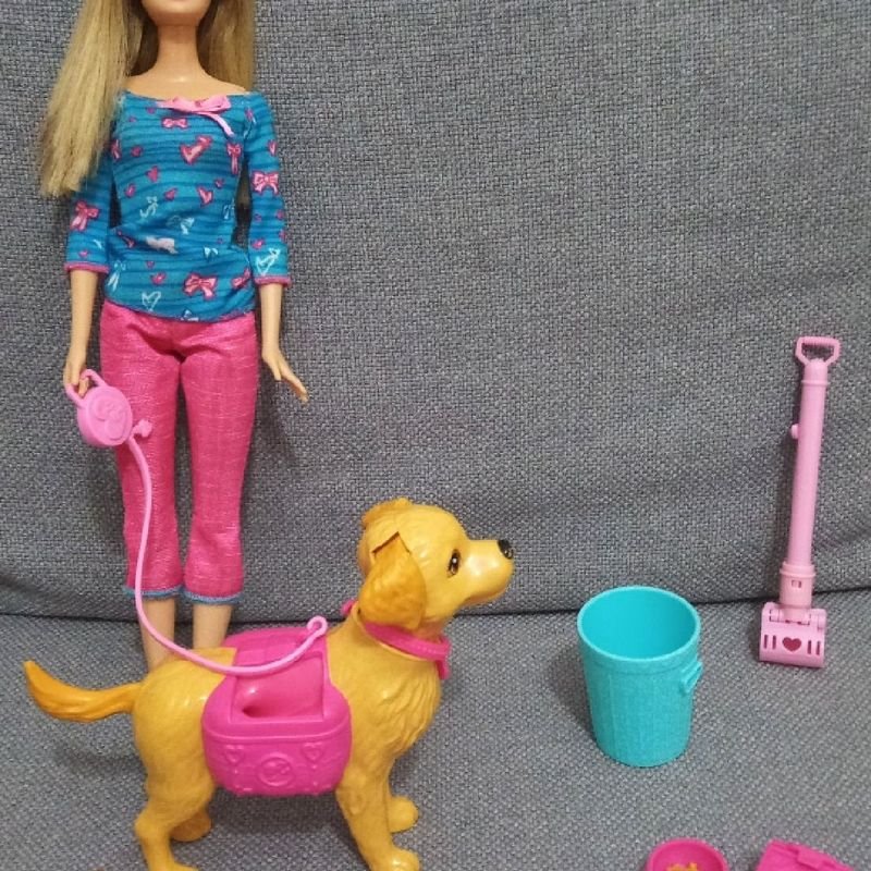 Barbie Doll & Dog