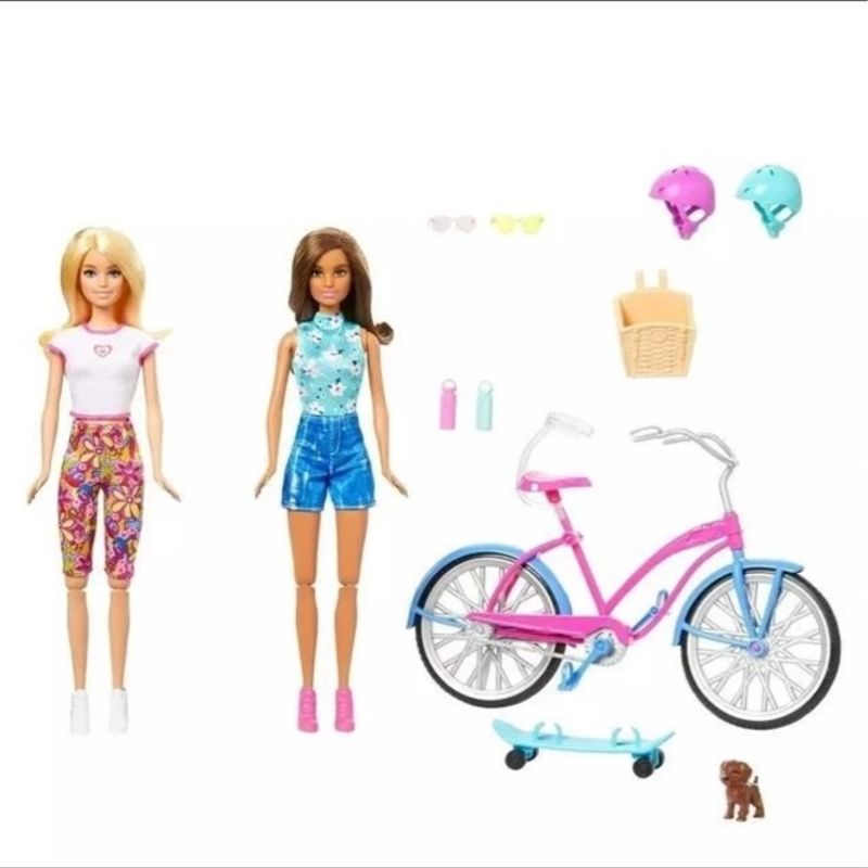 Barbie Passeio Barbie Bicicleta Barbie Passeio De Bicicleta Com