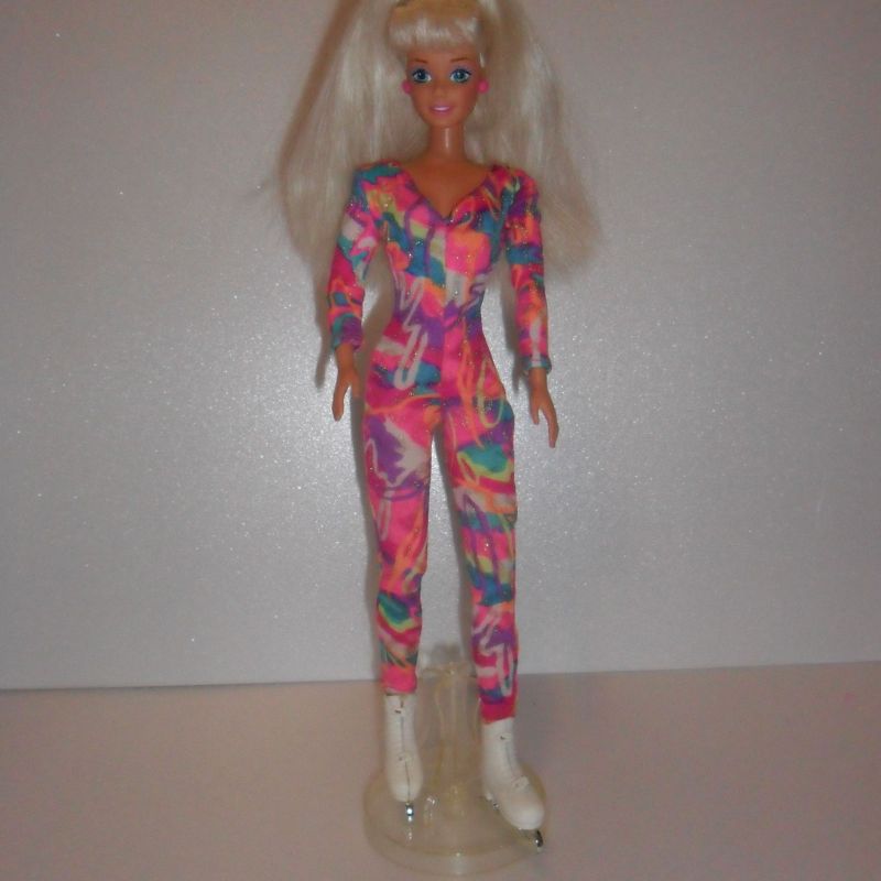 Boneca Barbie Rara Patinadora Anos 90 Brinquedo para Beb s