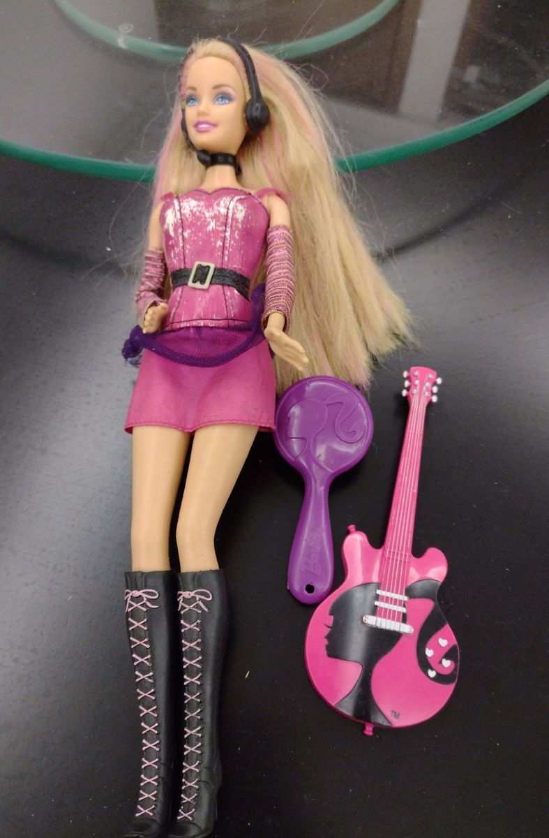Boneca Barbie Rockeira Rock Star | Brinquedo Mattel Usado 84421846 | enjoei