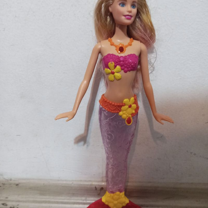 Cauda de sereia para boneca barbie