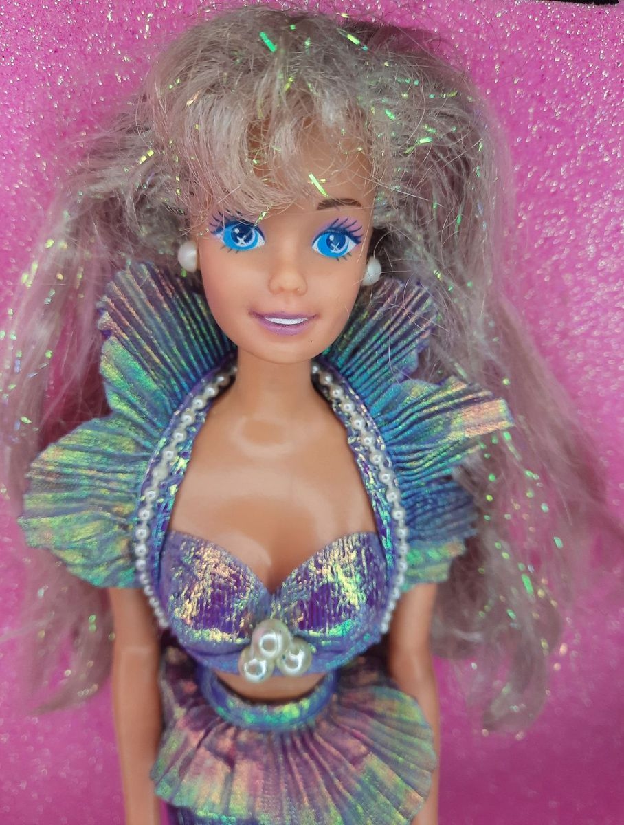Boneca Barbie Sereia Estrela Mattel Antiga Anos 90 | Produto Vintage e ...