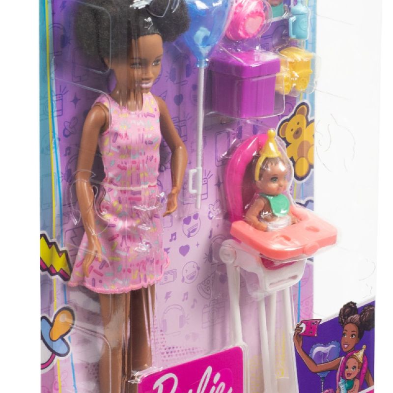 Barbie Fashionista Vestido Crochê e Coque Mattel 210 - Bonecas