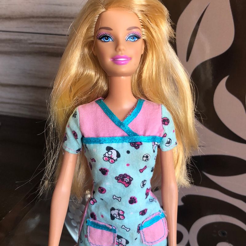 Roupa Original Barbie Moda Em Dobro - Estrela - Antiga -1988 - R$ 85,90