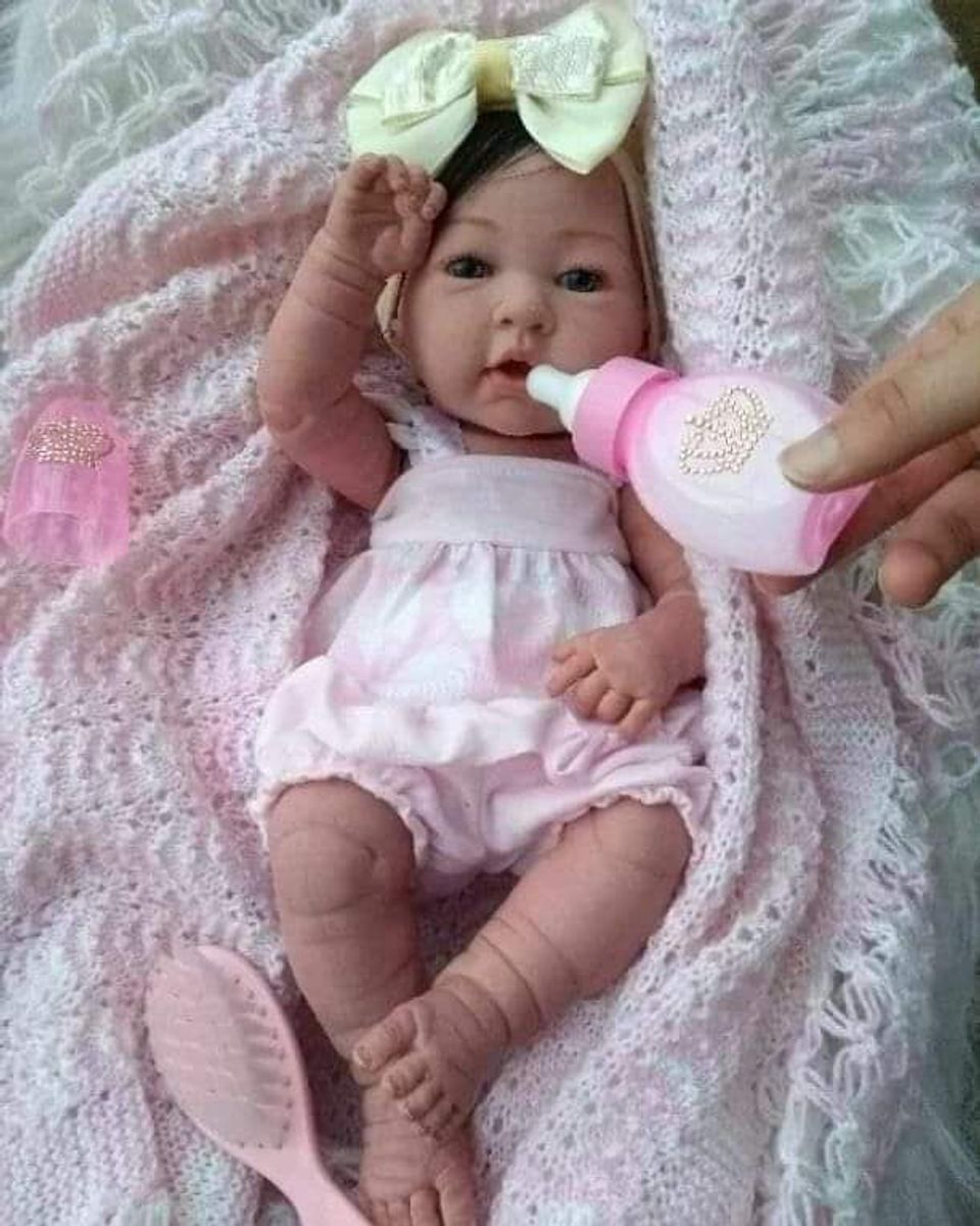 Bebê Reborn Boneca Corpo Silicone Enxoval Encomenda