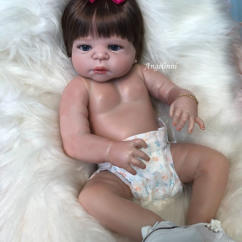Boneca Bebê Reborn Victória Silicone - Pronto Envio!