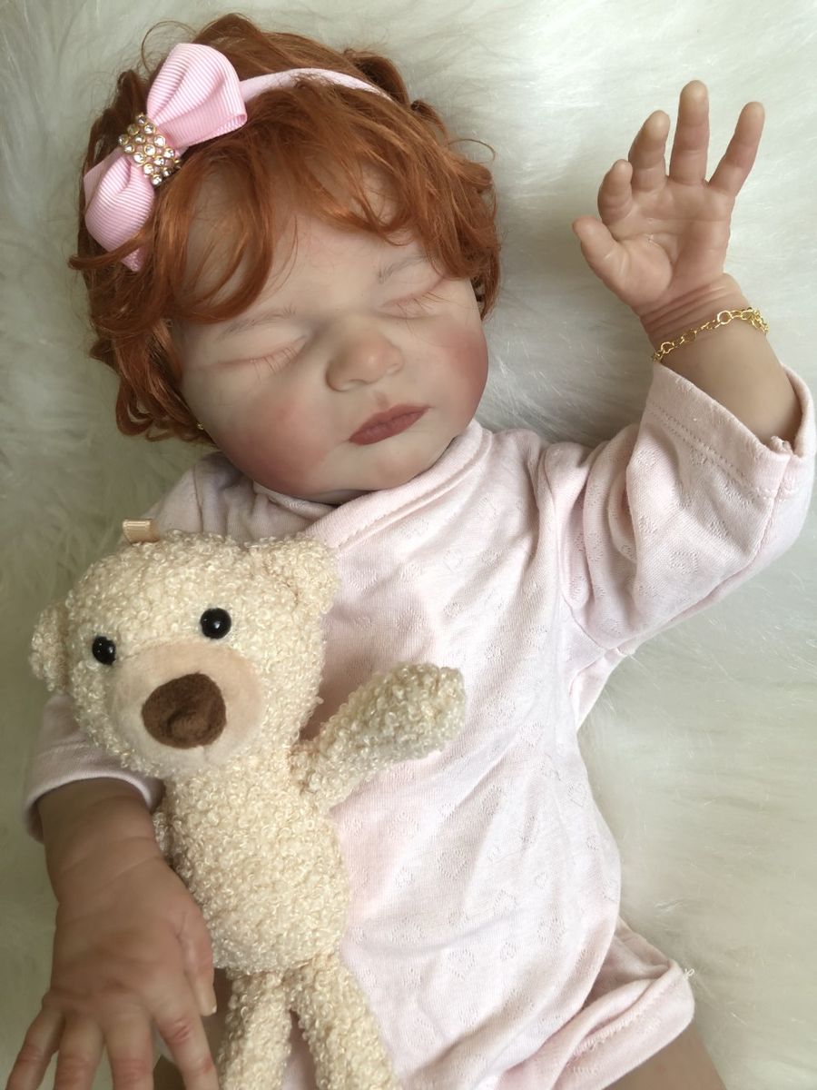 Boneca Bebê Reborn Laura Realista - Pronto Envio