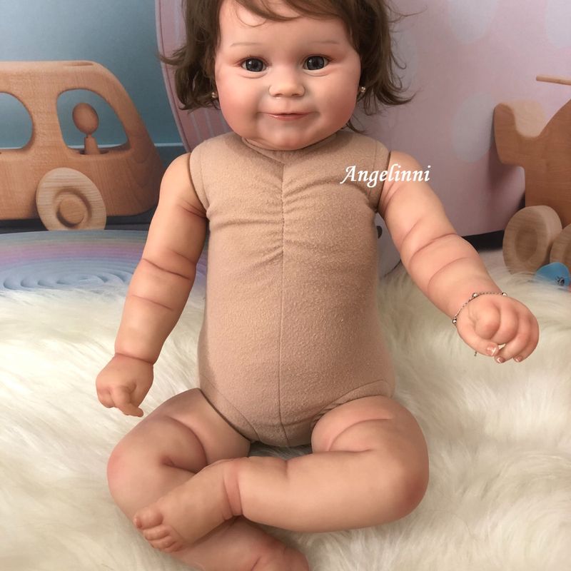 Bebê Reborn Maddie - inteira em silicone