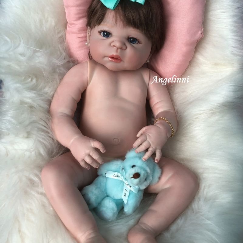 Bebê Reborn Victória Boneca Corpo Silicone Original Envio Já