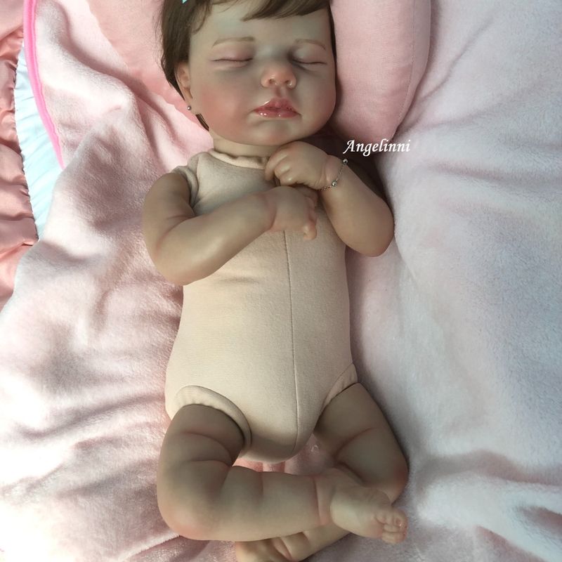 Boneca Bebê Reborn Loulou Realista - Pronto Envio