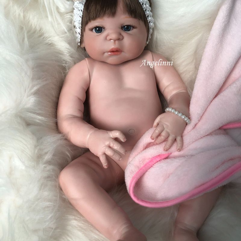 Boneca Bebê Reborn Victória Silicone - Pronto Envio!