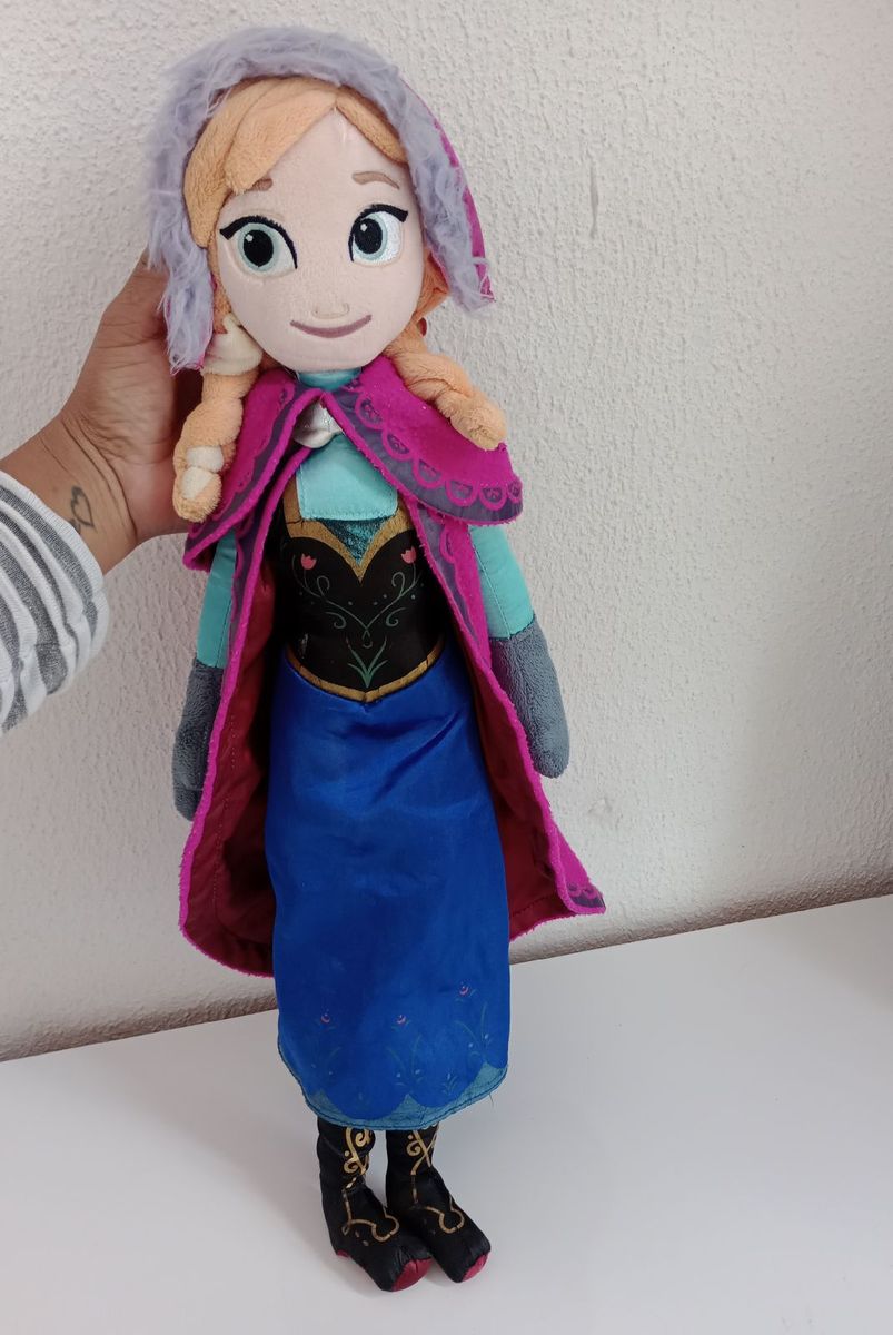 Boneca Elsa Frozen Pelúcia 50cm Disney