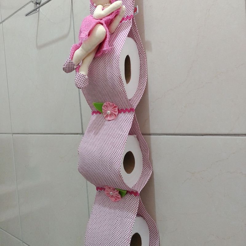 Boneca de Pano Porta Papel Higiênico, Vestido Feminino Artempano Ateliê De  Bonecas. Nunca Usado 50491640