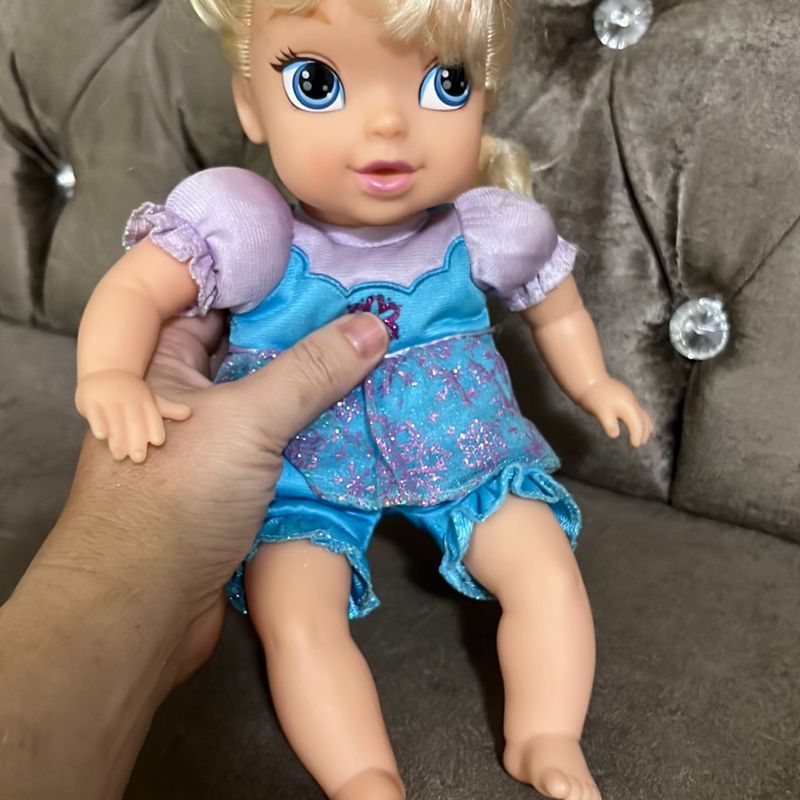 Boneca Elsa Frozen Disney 40 cm Bebê Importados