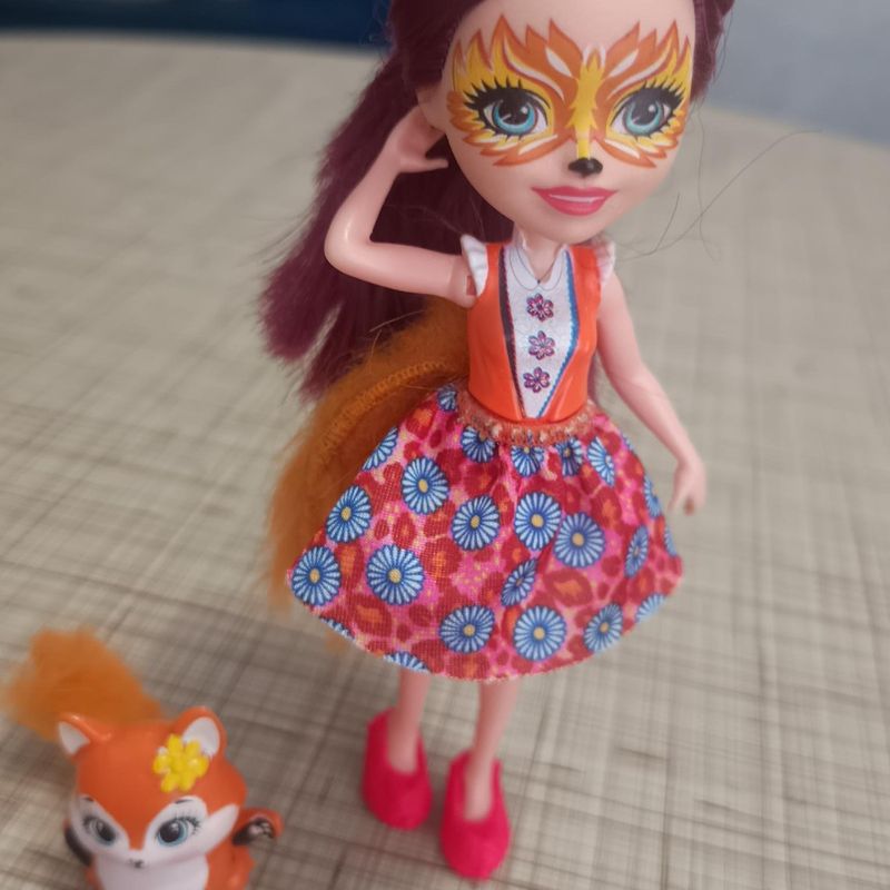 Boneca Enchantimal Felicity Fox a Raposa e Seu Pet Brinquedo Mattel Usado  111462799 enjoei