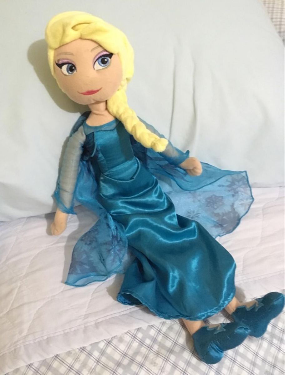Boneca Frozen de Pelucia Grande 50 Cm Original Disney, Pelúcia Disney  Usado 33603599
