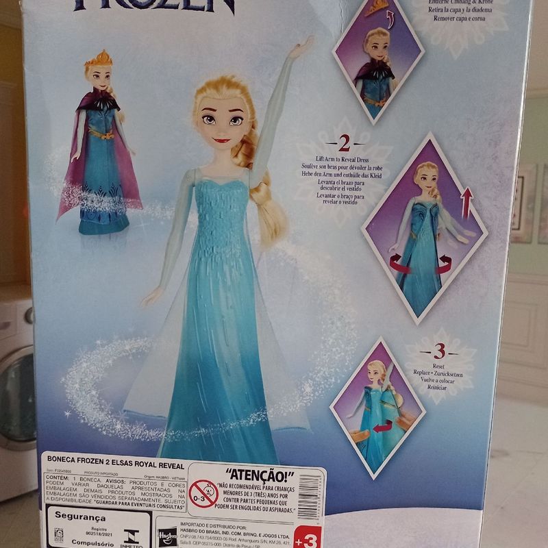 Boneca Frozen Revelação Real de Elsa