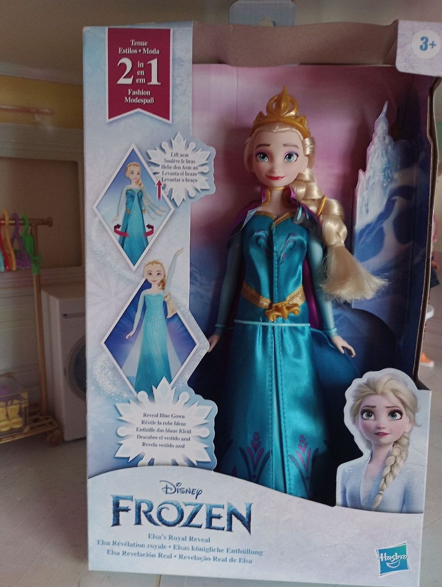 Boneca Frozen Revelação Real de Elsa