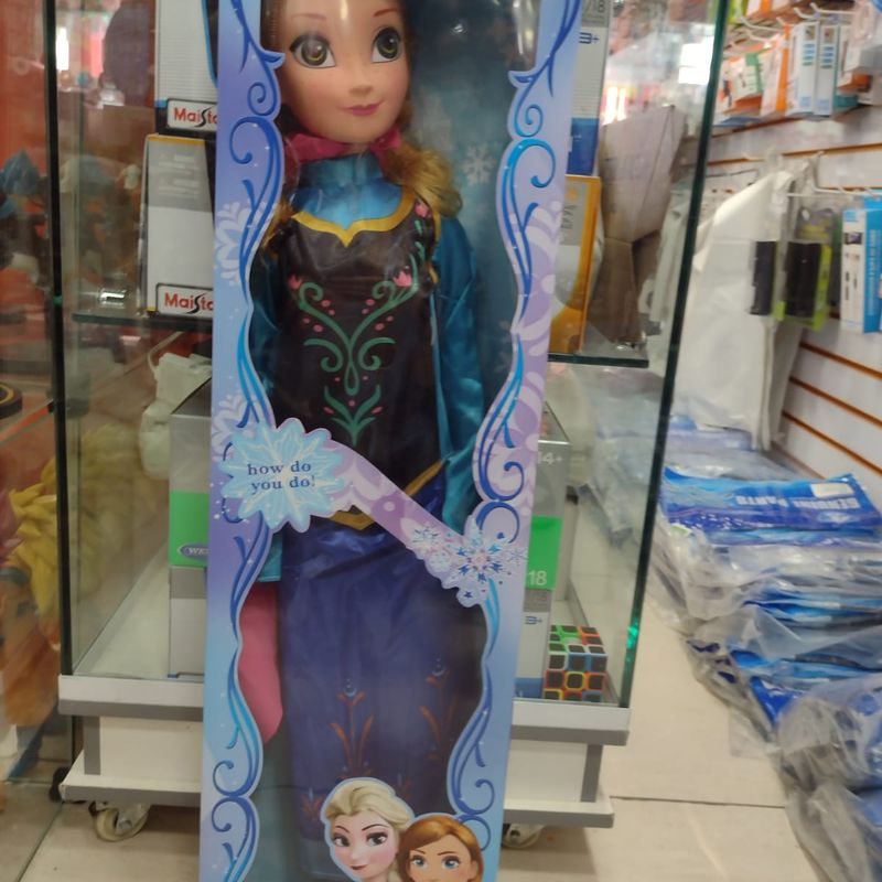 Boneca Gigante Disney Frozen Anna 75cm.