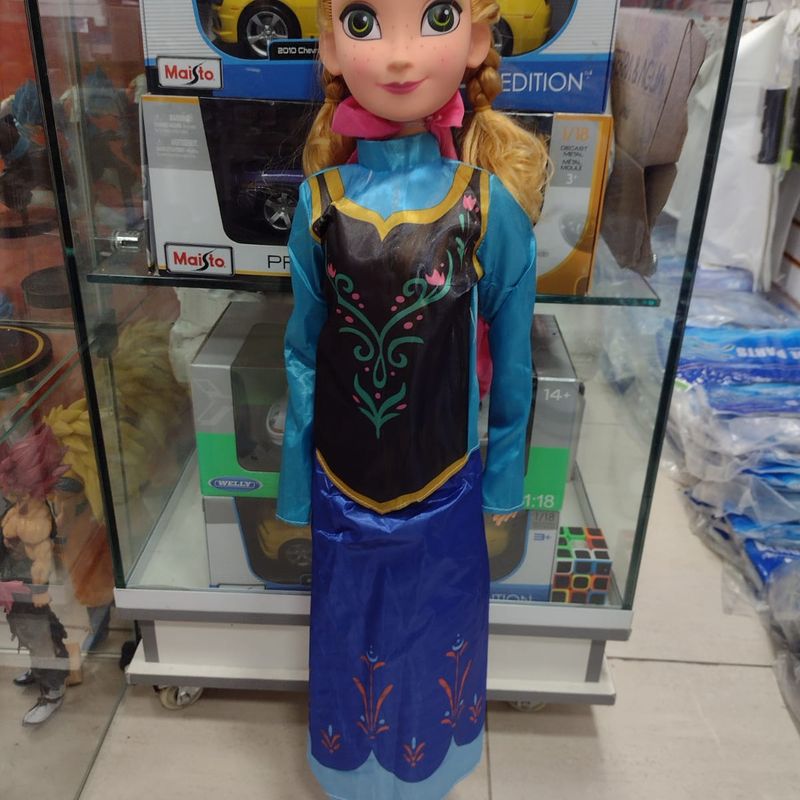 Boneca Gigante Disney Frozen Anna 75cm.