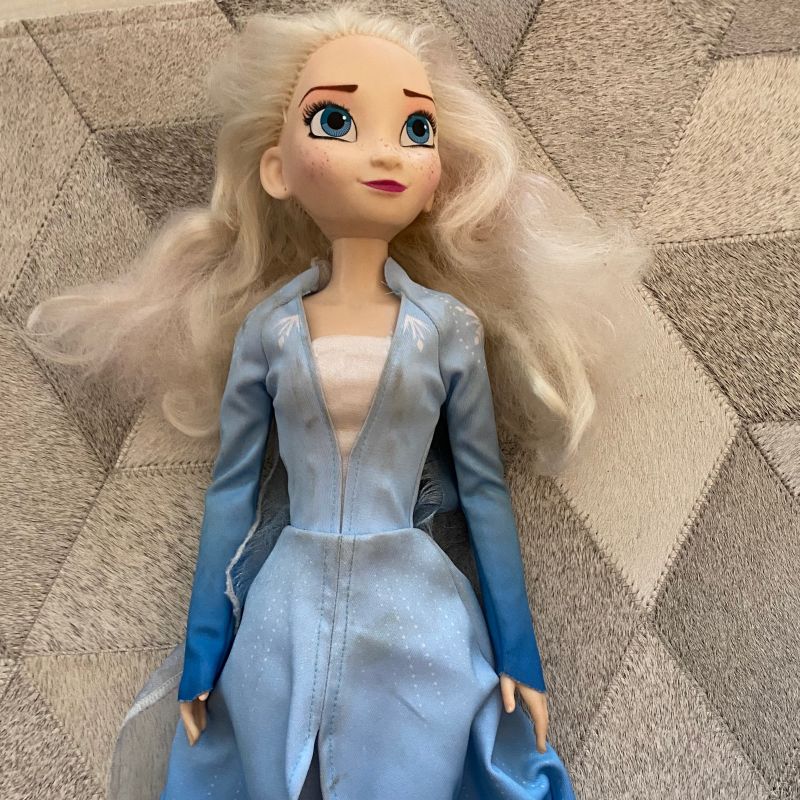 Boneca Frozen Elsa Brinquedo Disney Original 55cm