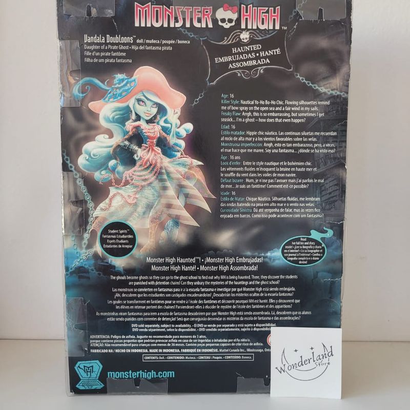Boneca Monster High Assombradas Vandala Doubloons Mattel em Promoção é no  Buscapé