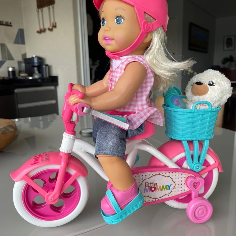 Mommy Paseo En Little Mommy Andando En Bicicleta Muñeca Little