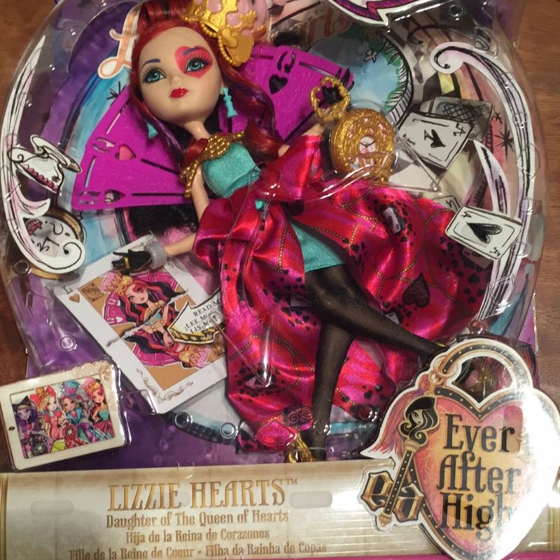 Boneca Lizzie Hearts, Brinquedo Mattel Nunca Usado 18310549