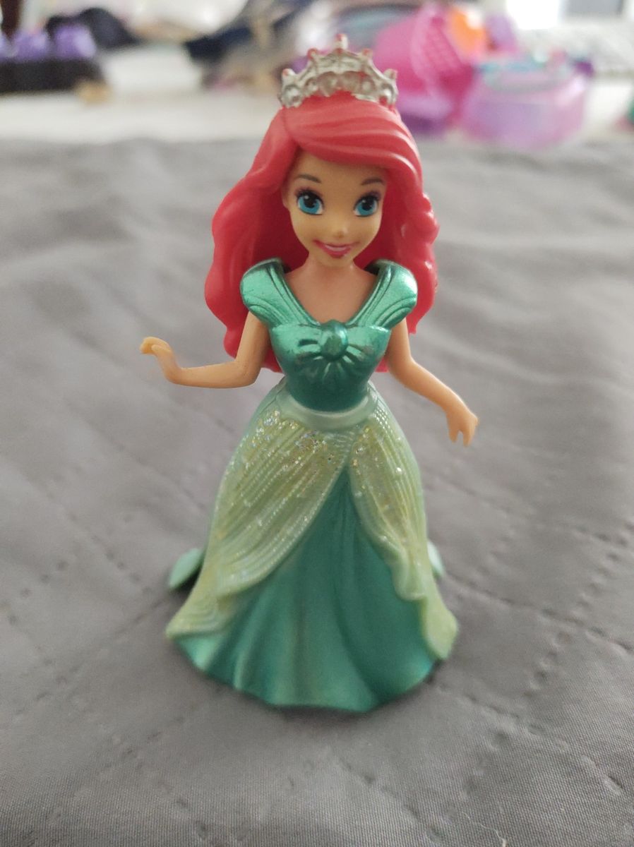 Boneca Magiclip Princesa Disney Ariel 9cm. Original. | Brinquedo Mattel ...