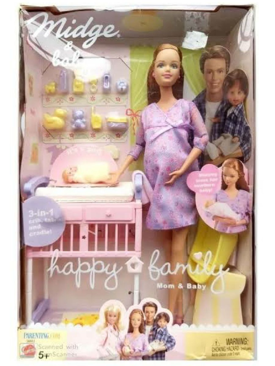 Compre Barbie Família feliz Midge Raro boneca MIB Morena