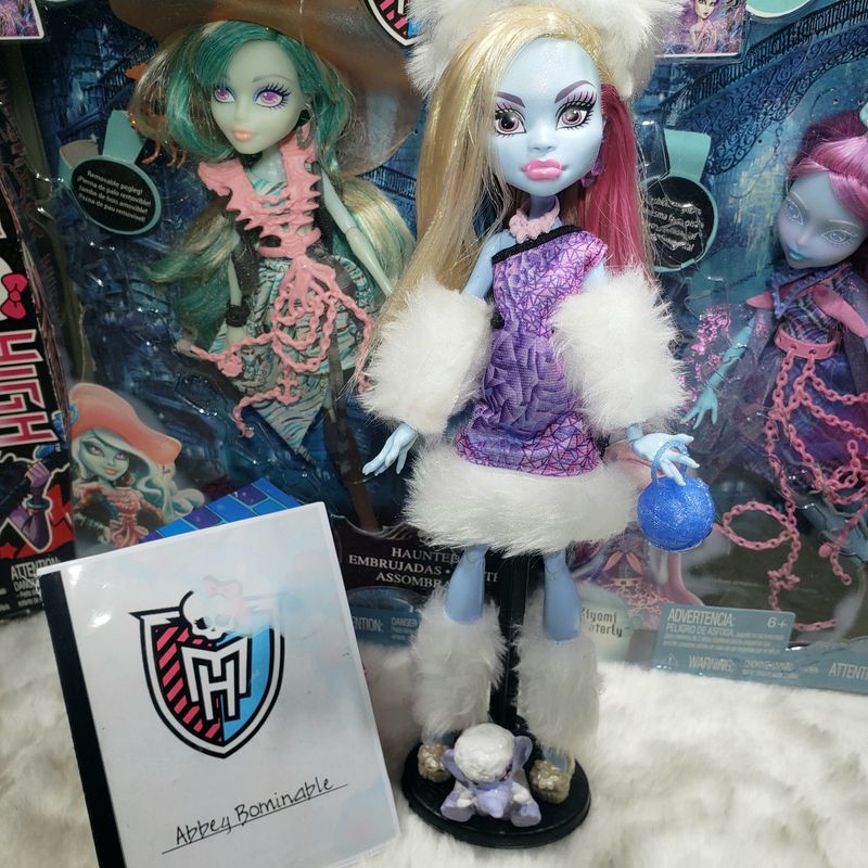 Monster High Abbey Bominable Boneca Antiga Rara Colecionável