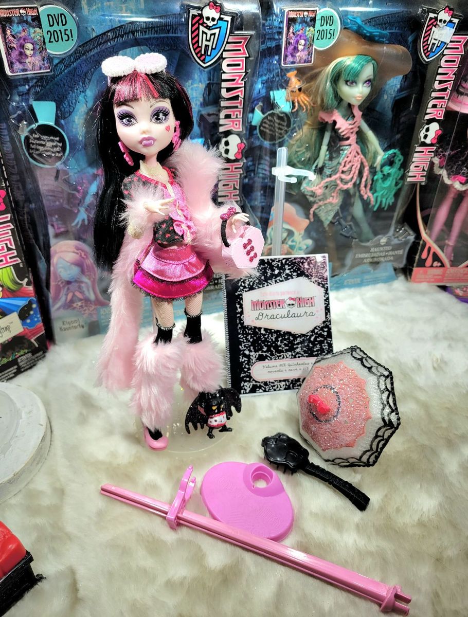 Boneca Draculaura Monster High Wave 3 Nova