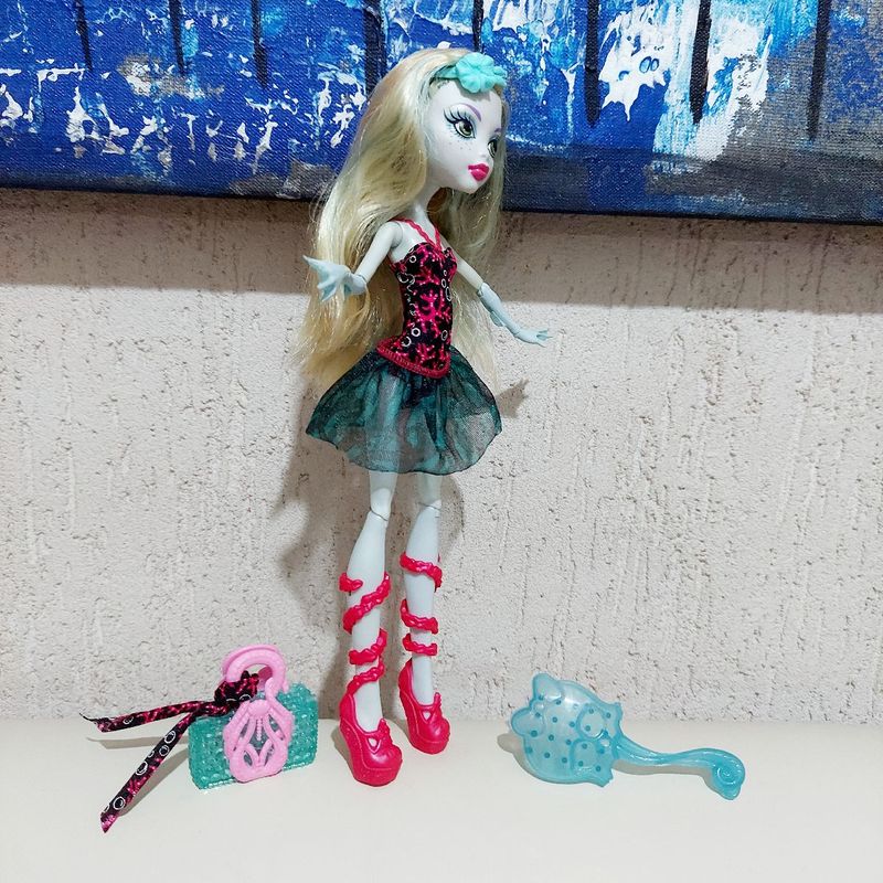 Monster High Lagoona Blue Boneca (Dance Class) Brinquedo Antiga Rara  Colecionável